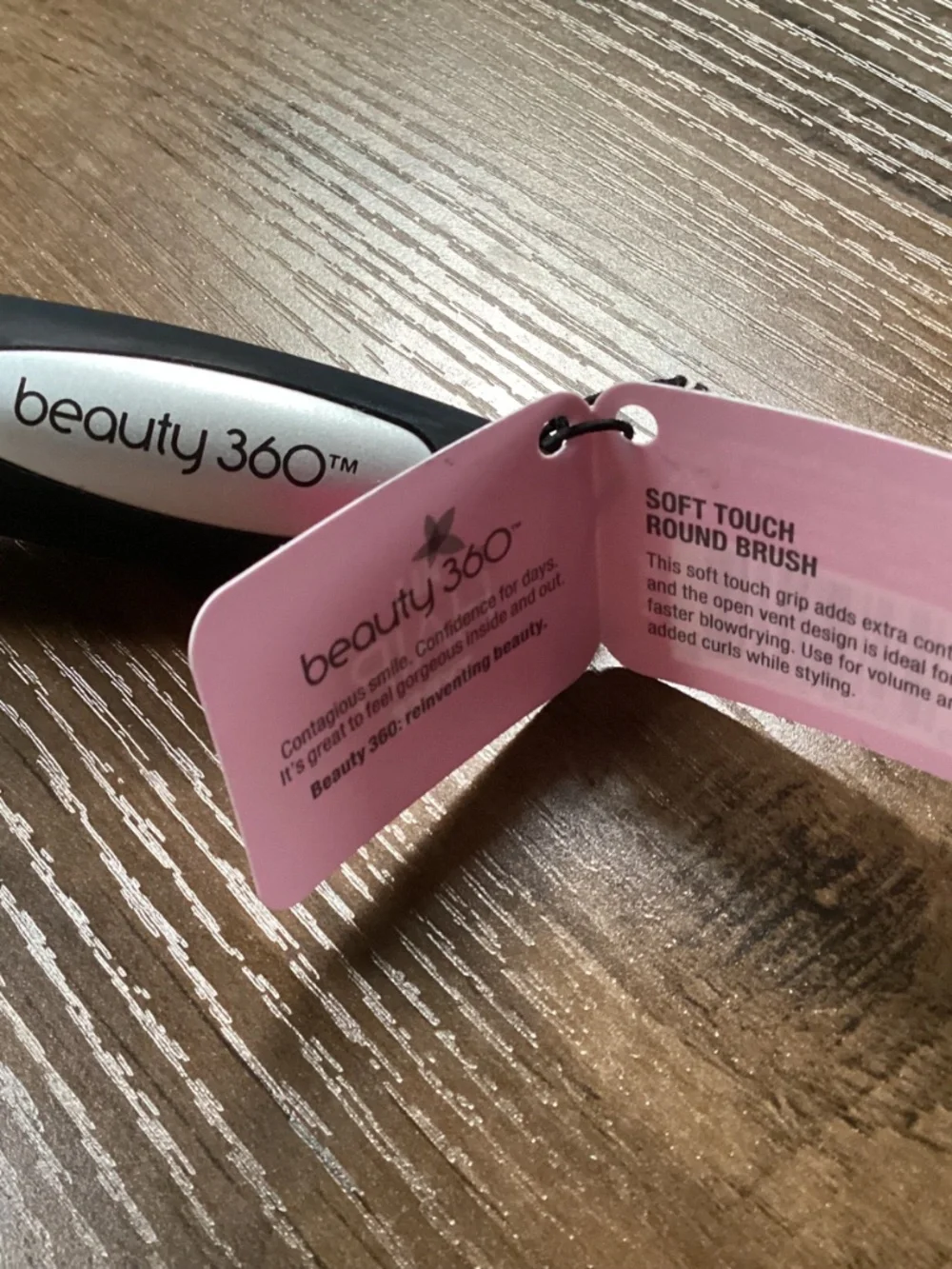 Beauty 360 Soft Touch Round Hair Styling Brush New